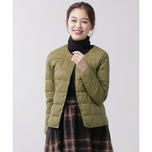 楽天市場 予約商品 Taion クルーネックボタンダウンジャケット ナノ ユニバース レディース Nano Universe 丸井 マルイ 楽天市場店