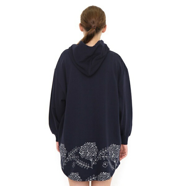 楽天市場 レディース オーバーサイズパーカー ペブリーペタルスインドローイング グラニフ Graniph 丸井 マルイ 楽天市場店