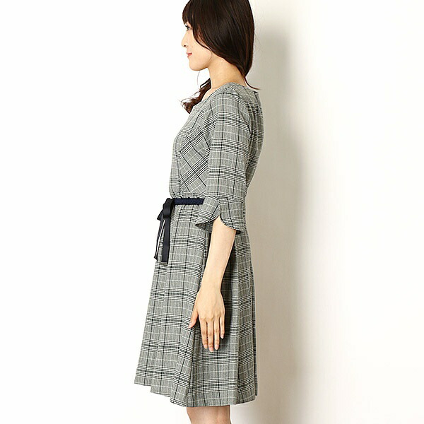 楽天市場 フレアーチェック柄ワンピース パターン フィオナ Pattern Fiona 丸井 マルイ 楽天市場店