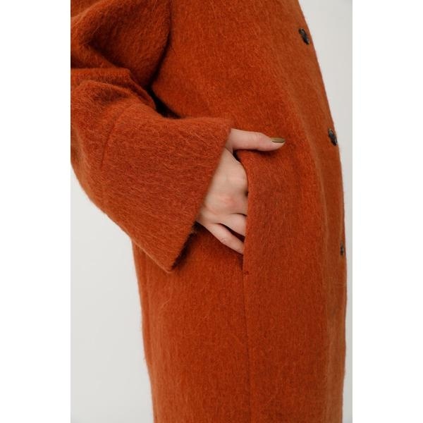 楽天市場 Collarless Fuzzy コート マウジー Moussy 丸井 マルイ 楽天市場店