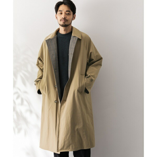 楽天市場 メンズコート チェックリバーシブルオーバーコート アーバンリサーチ サニーレーベル メンズ Urban Research Sonny Label 丸井 マルイ 楽天市場店