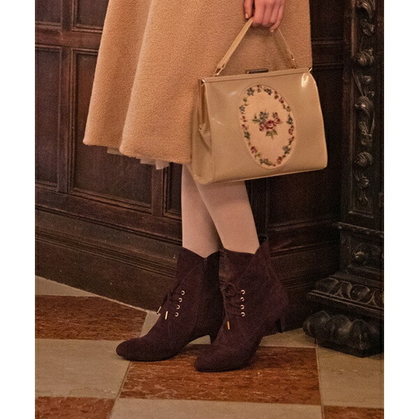 楽天市場 プチレースアップスウェードブーツ An Another Angelus アンアナザーアンジェラス An Another Angelus 丸井 マルイ 楽天市場店