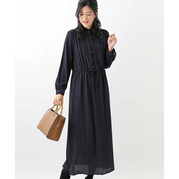 ドットプリントフリルシャツワンピース オフオン Ofuon 丸井 マルイ 店 ワンピース ドットプリントフリルシャツワンピース オフオン Ofuon レディースファッション ワンピース Erickson Bg