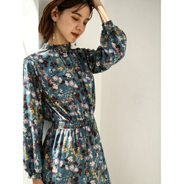 楽天市場 P 花柄ロングワンピース イェッカヴェッカ Yecca Vecca 丸井 マルイ 楽天市場店