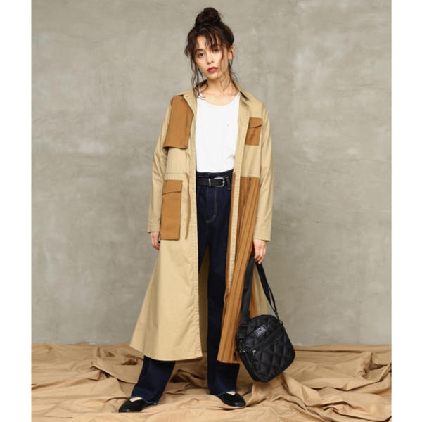 プリーツミリタリーワンピース ファクターイコール Factor 丸井 マルイ 店 ワンピース Sale