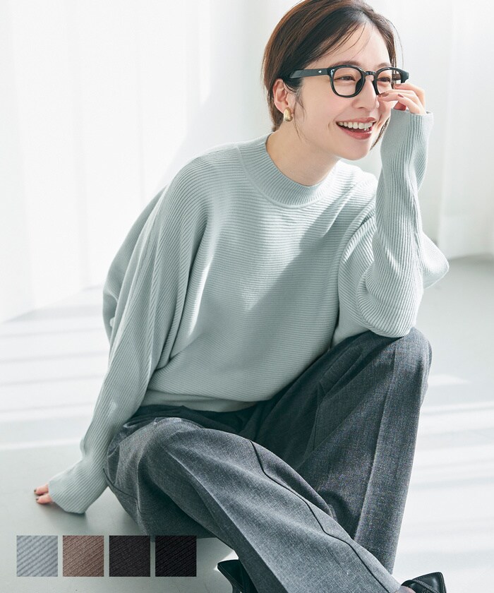 URBAN RESEARCH ROSSO / アーバンリサーチ ロッソ ショートハイネックホールニット アーバンリサーチ ロッソ URBAN RESEARCH ROSSO ショート
