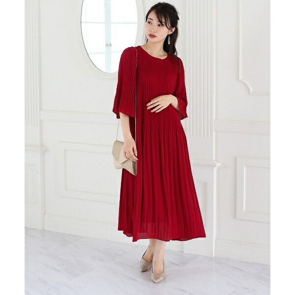 楽天市場 結婚式 ニモ 二次会 総プリーツワンピース ブージュルード Bou Jeloud 丸井 マルイ 楽天市場店