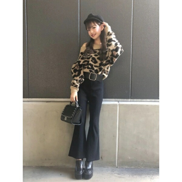 楽天市場 起毛カットフレアパンツ セシルマクビー Cecil Mcbee 丸井 マルイ 楽天市場店