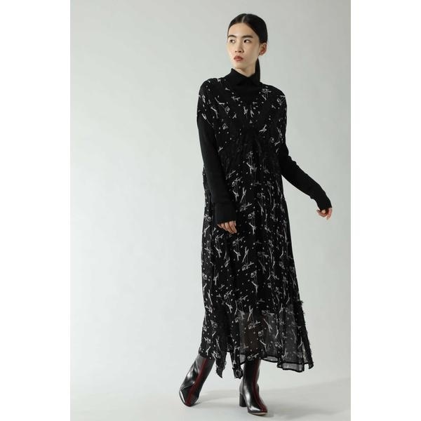 楽天市場 Hlaada For Rose Bud Woman Print Lace Dress ローズバッド Rose Bud 丸井 マルイ 楽天市場店