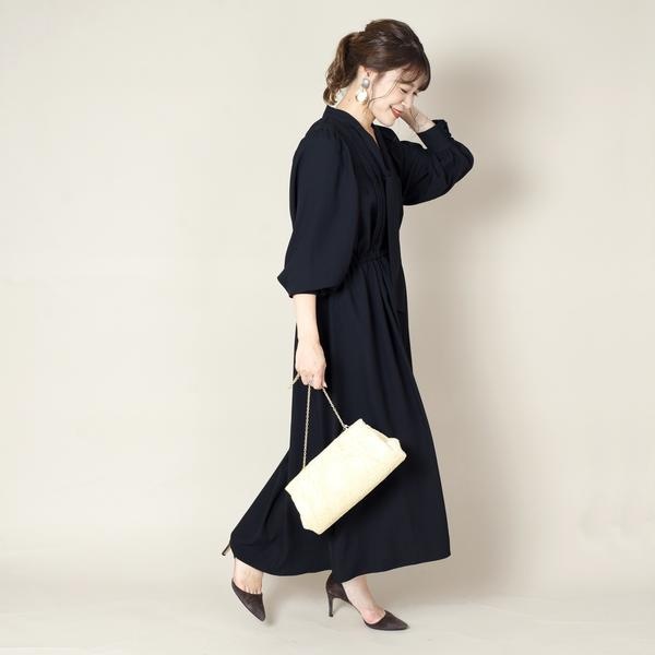 ｌｉｔｔｌｅ ｂｌａｃｋ ａｒｏｂｅ For ｓｈｉｐｓ別注 Sale ボウタイワンピース シップス レディース Ships ワンピース Women 丸井 マルイ 店