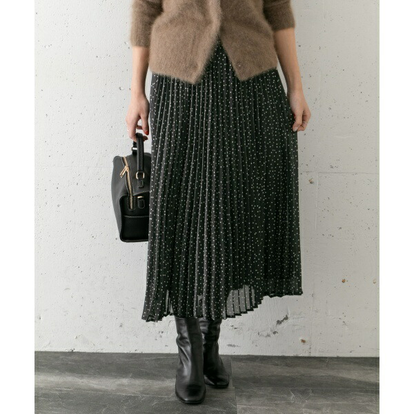 楽天市場 レディススカート ドットプリーツスカート アーバンリサーチ ロッソ Urban Research Rosso 丸井 マルイ 楽天市場店