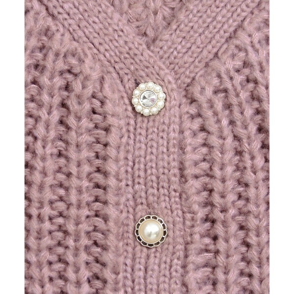 楽天市場 ハートケーブルカーディガン マジェスティックレゴン Majestic Legon 丸井 マルイ 楽天市場店