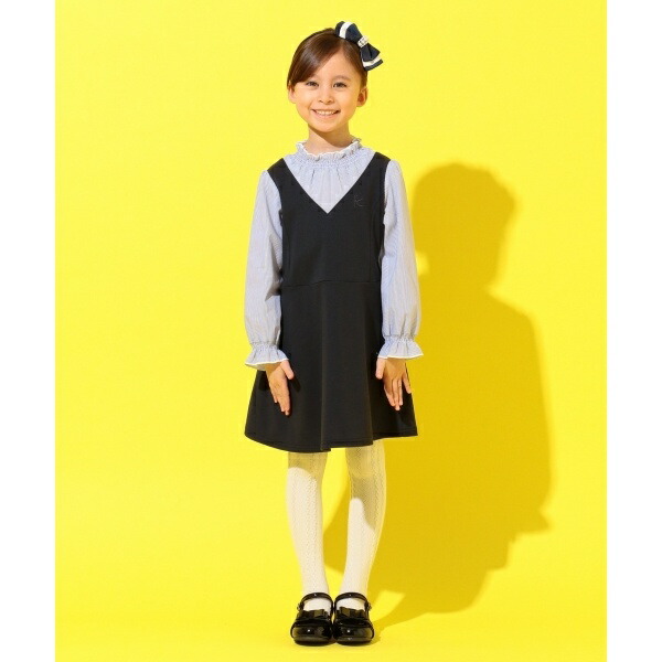 楽天市場 １１０ １４０ｃｍ レイヤードストライプ ワンピース 組曲 キッズ ｋｕｍｉｋｙｏｋｕ ｋｉｄｓ 丸井 マルイ 楽天市場店