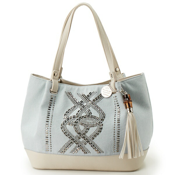 楽天市場 ホットフィットビジュー付きトートバッグs ビアデミゾン Via Demizon 丸井 マルイ 楽天市場店