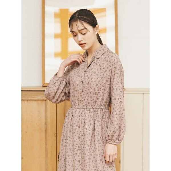楽天市場 花柄開襟ワンピース アースミュージック エコロジー Earth Music Ecology 丸井 マルイ 楽天市場店