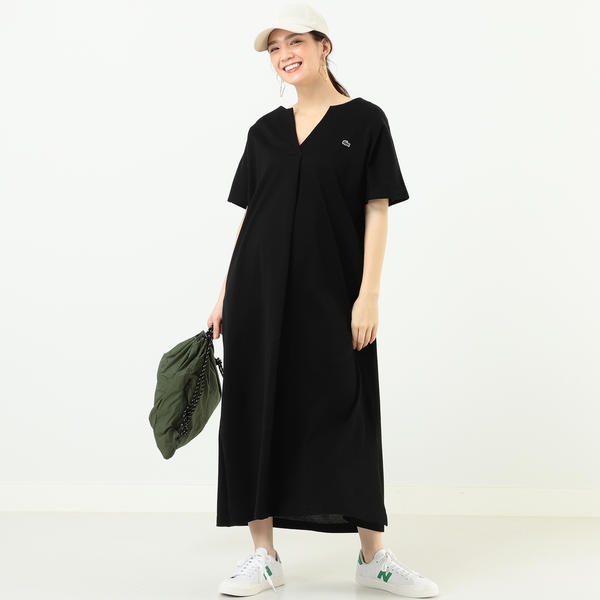 楽天市場 ｌａｃｏｓｔｅ ｂ ｍｉｎｇ ｂｙ ｂｅａｍｓ スリットネック ワンピース ２０ｓｓ ｒ ビーミングライフストア レディース Bming Lifestore W 丸井 マルイ 楽天市場店