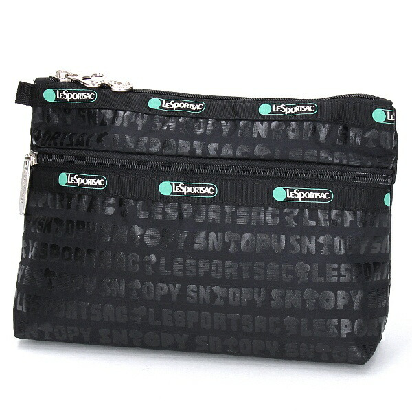 楽天市場 日本限定 Cosmetic Clutch スヌーピー タイポグラフィ レスポートサック Lesportsac 丸井 マルイ 楽天市場店