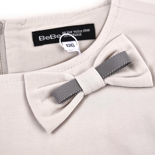 楽天市場 リボン付き ポンチ タック ワンピース 90cm 150cm べべ Bebe 丸井 マルイ 楽天市場店