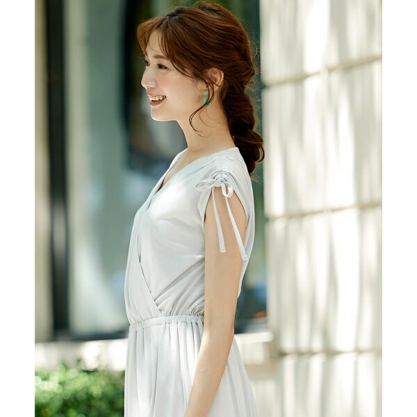 楽天市場 シャーリングスリーブカットワンピース ペルルペッシュ Perle Peche 丸井 マルイ 楽天市場店