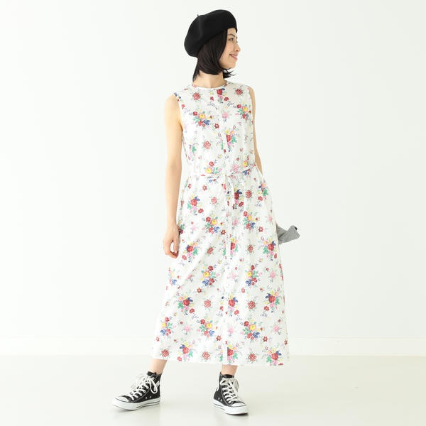 楽天市場 ｂｅａｍｓ ｂｏｙ リバティ ベルテッド クルーネック ノースリーブ ワンピース ビームス ボーイ Beams Boy 丸井 マルイ 楽天市場店