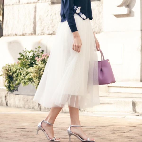 楽天市場 ２ｗａｙ チュールフレア レースタイトスカートセット クイーンズコート Queens Court 丸井 マルイ 楽天市場店