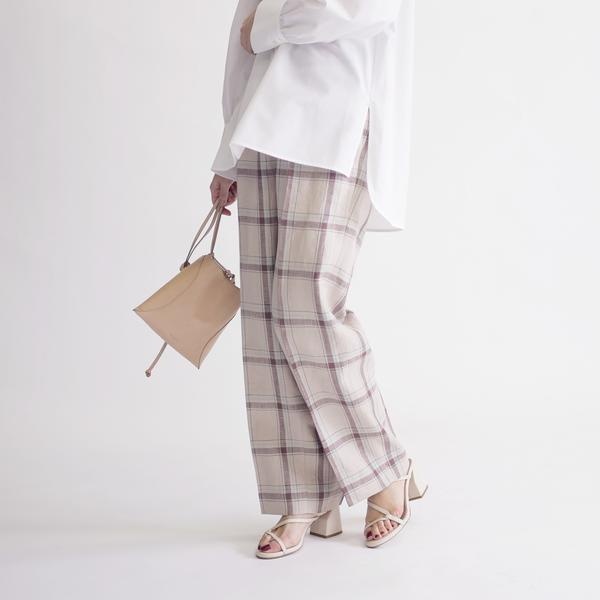 人気no 1 本体 リネンチェックパンツ シップス レディース Ships For Women 丸井 マルイ 店 独創的 Gmsaz Com