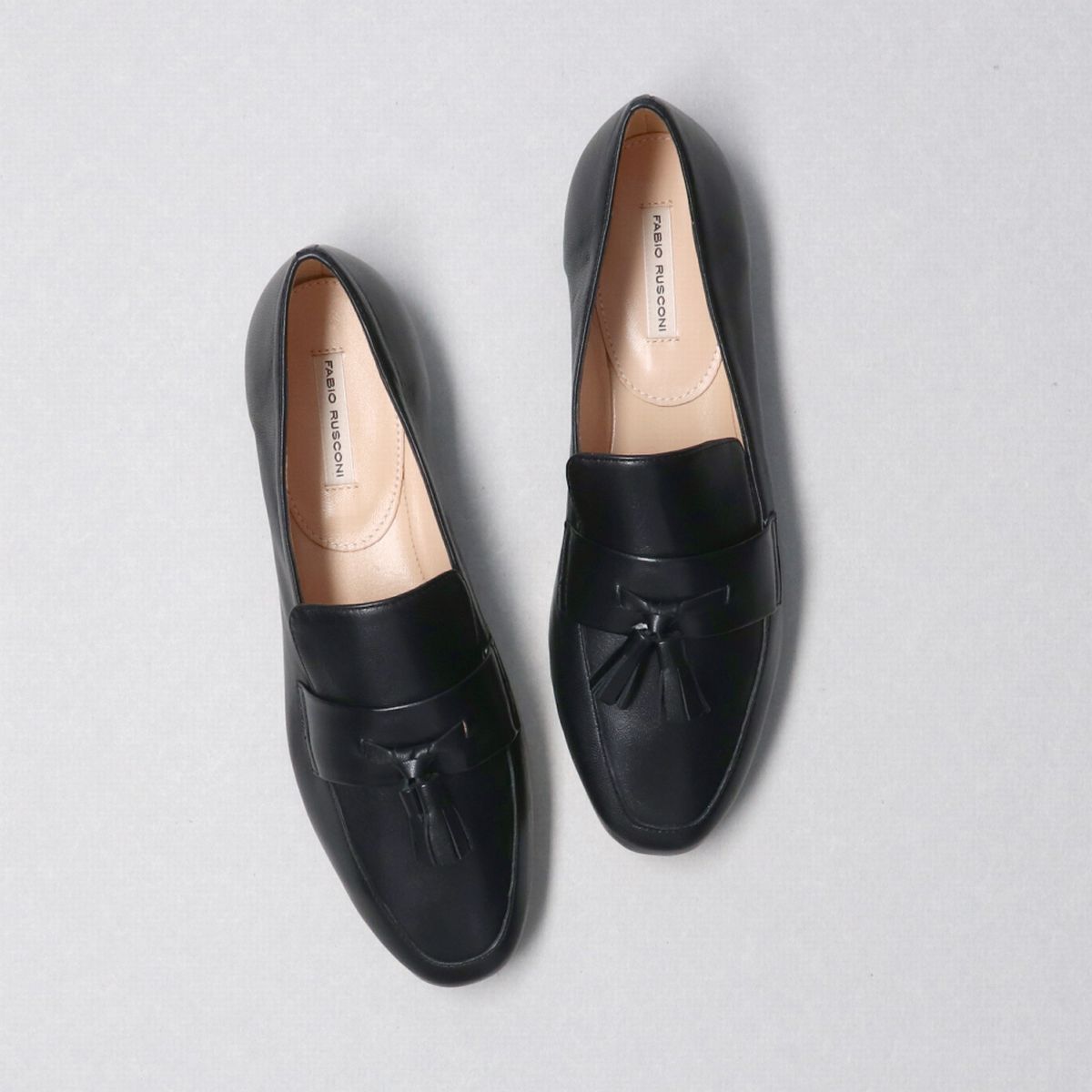 FABIO RUSCONI 【美品】黒 タッセルモカシン Size38 楽天市場】ファビオルスコーニ FABIO RUSCONI タッセルシューズ