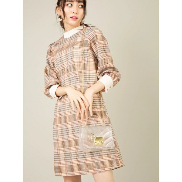 楽天市場 チェック柄タイトミニワンピース セシルマクビー Cecil Mcbee 丸井 マルイ 楽天市場店