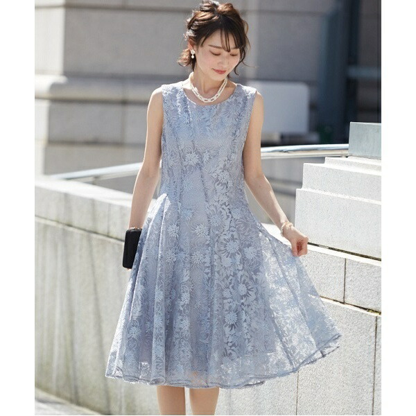 激安ブランド 楽天市場 バイアス切り替えラメ刺繍フィットアンドフレアーワンピース ドリードール Dorry Doll 丸井 マルイ 楽天市場店 工場直送 Haringeylawcentre Org Uk