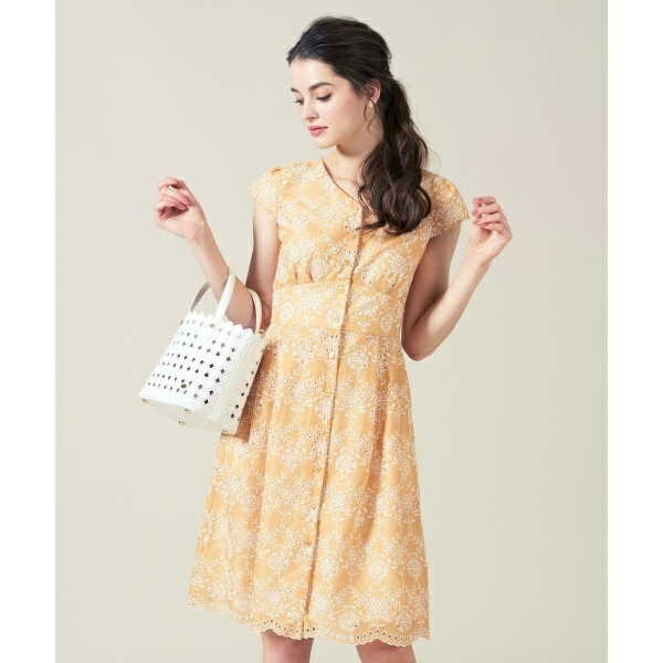 ワンピース 21セール 洗える ａｌｌａｍａｎｄａ ドレス トッカ Tocca