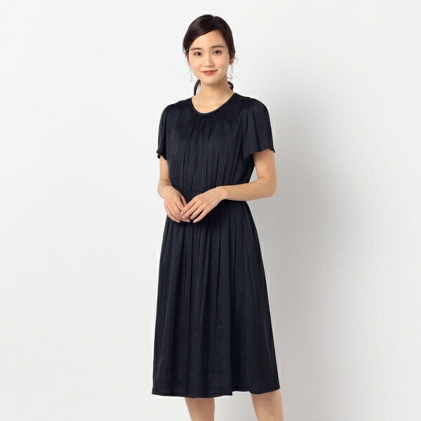 楽天市場 ドレープサテンワンピース ノーリーズ レディース Nolley S 丸井 マルイ 楽天市場店