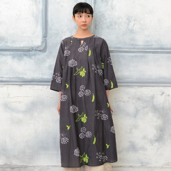 楽天市場 トゥインクルフラワープリント バードリーフ刺しゅうワンピース スーパーハッカ Super Hakka 丸井 マルイ 楽天市場店