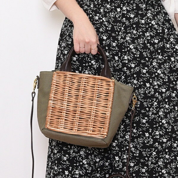 楽天市場 Cooco クーコ かごバッグ レディース トートバッグ 大人 キャンバス 2way クーコ Cooco 丸井 マルイ 楽天市場店