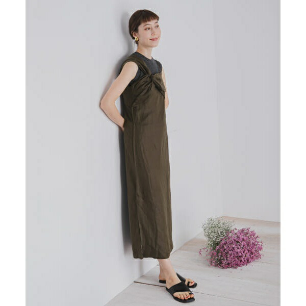 楽天市場 レディスワンピース リネンレーヨン ワンショルダーワンピース センスオブプレイスバイアーバンリサーチ レディース Sense Of Place 丸井 マルイ 楽天市場店