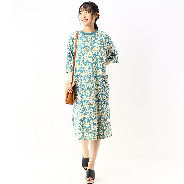 楽天市場 ロードトリップテーマ刺しゅう単色フラワーワンピース スーパーハッカ Super Hakka 丸井 マルイ 楽天市場店