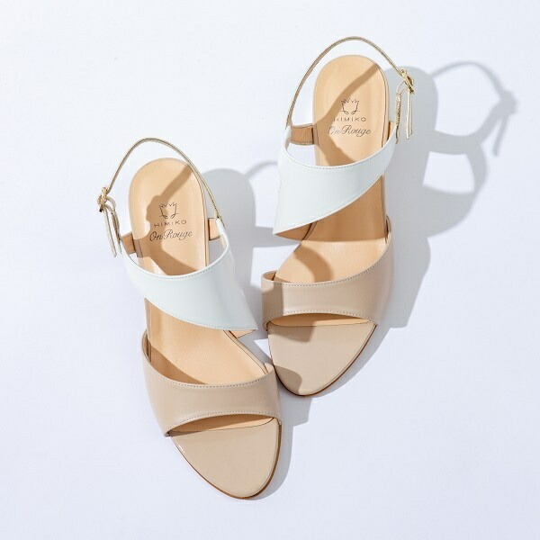 再入荷 その他 Elegance卑弥呼ひみこヒミコhimikoエレ Rouge 靴 さっと履けてスッキリ見え Sale Rouge 丸井 マルイ 店 アシンメトリーストラップサンダル 273258 オン サンダル ルージュ On