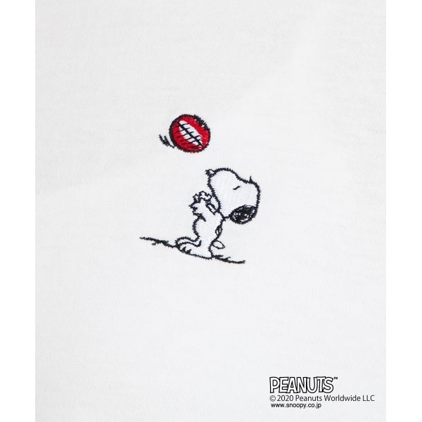 楽天市場 大きいサイズ Peanuts Snoopy ラグビー刺繍tシャツ サブストリート 大きいサイズ Sab Street My Standard 丸井 マルイ 楽天市場店
