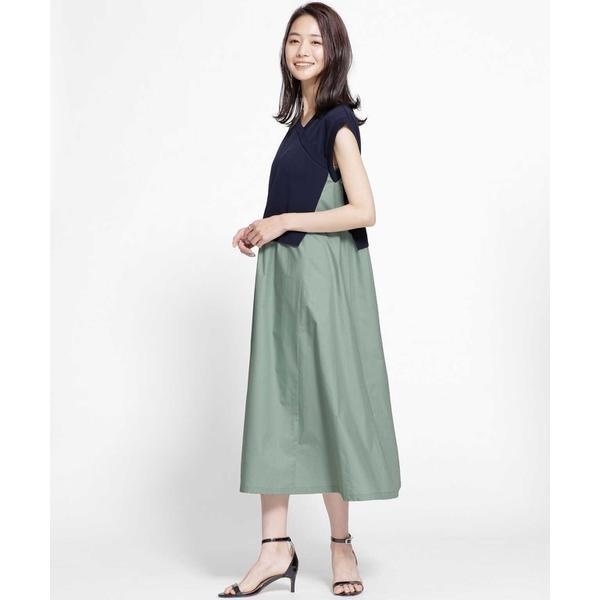 売れ筋 ドッキングニットワンピース ナノ ユニバース レディース Nano Universe アウトレット送料無料 Aerodynamicinc Com