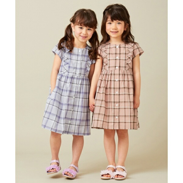 楽天市場 姉妹でお揃い １４０ １５０ チェック ワンピース エニィファム キッズ ａｎｙ ｆａｍ ｋｉｄｓ 丸井 マルイ 楽天市場店