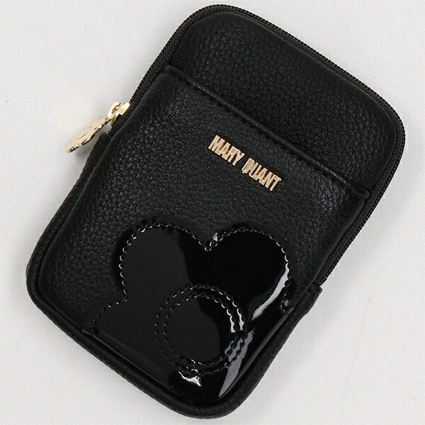 すぐ届く MARY QUANT* ロゴインザハート リップポーチ 送料込み 国内配送☆MARY QUANT☆ロゴインザハート リップポーチ (MARY