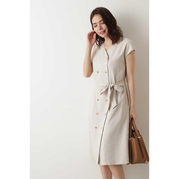 楽天市場 洗える リネンライクカセット ワンピース ナチュラルビューティーベーシック Natural Beauty Basic 丸井 マルイ 楽天市場店