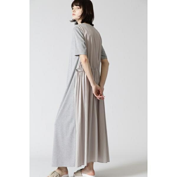 雑誌で紹介された レディースファッション ワンピース バックストライプジャージーワンピース アドーア Www Wbnt Com