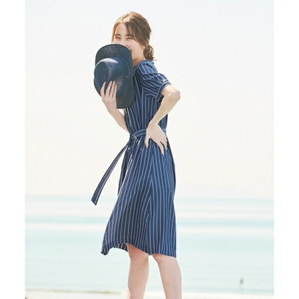 キュプラストライプ ワンピース ジェイ プレス レディース L ｊ ｐｒｅｓｓ ｌａｄｉｅｓ ｌ 丸井 マルイ 店 キュプラストライプ ワンピース Sale 洗える ワンピース 洗える