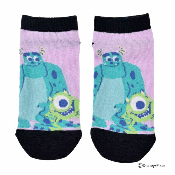 楽天市場 レディース Disney ディズニー モンスターズインク マイク サリー スニーカー丈ソックス 福助 Fukuske 丸井 マルイ 楽天市場店