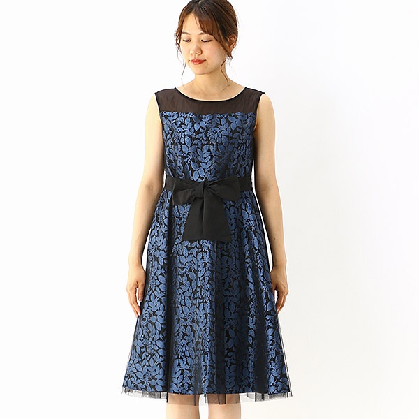 限定製作 楽天市場 結婚式 二次会 パーティー チュール ジャガードワンピース アンフィニ Infine 丸井 マルイ 楽天市場店 肌触りがいい Opensystem Cl