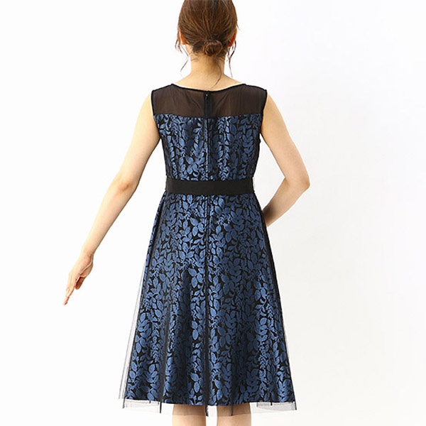 楽天市場 結婚式 二次会 パーティー チュール ジャガードワンピース アンフィニ Infine 丸井 マルイ 楽天市場店