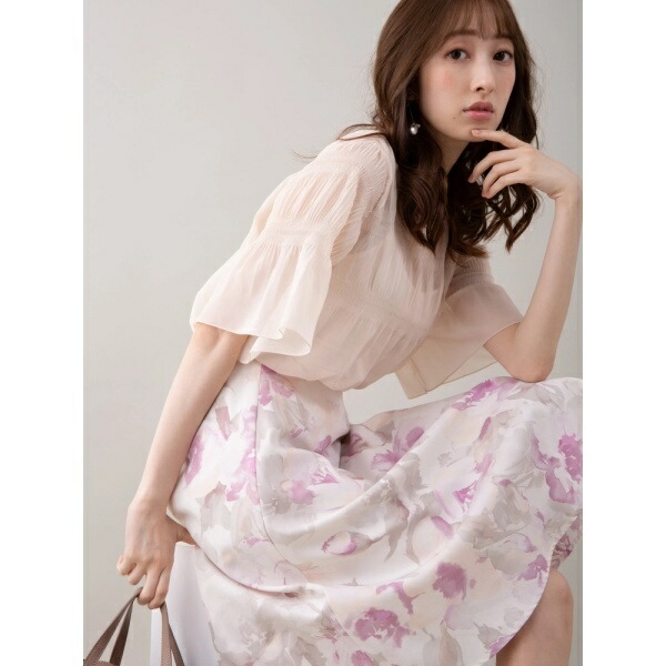 楽天市場 マジョリカ半袖ブラウス ビーラディエンス Be Radiance 丸井 マルイ 楽天市場店