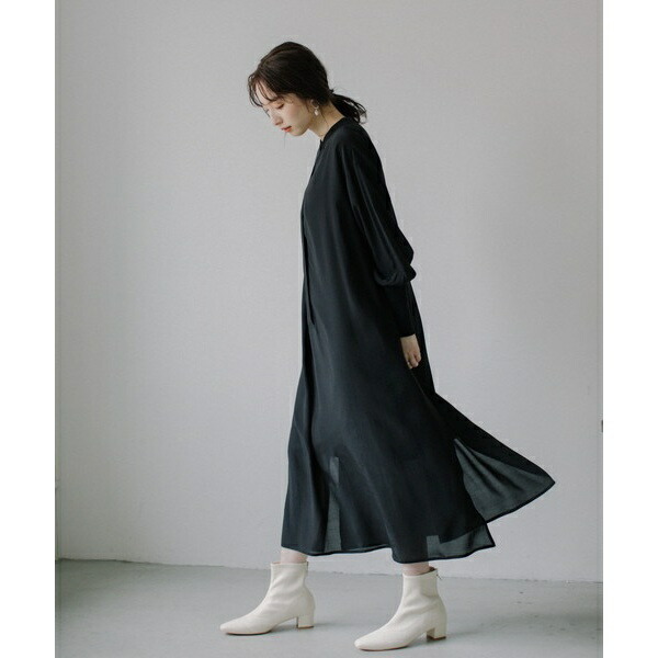 売れ筋ランキングも掲載中 Audrey Wad バンドカラーリブ付きロングワンピース ランドワーズ Landwards John And To Radiolaponedora Com