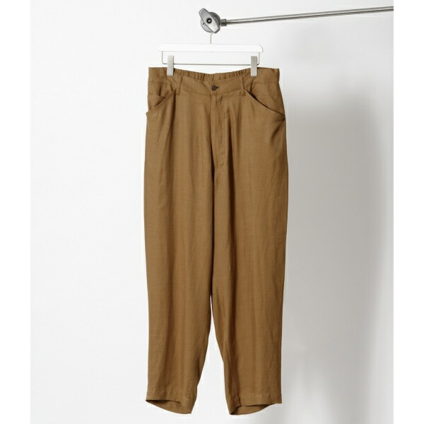 楽天市場 Web 一部店舗限定 とろみサテン ワイドテーパード イージーパンツ アダム エ ロペ メンズ Adam Et Rope 丸井 マルイ 楽天市場店