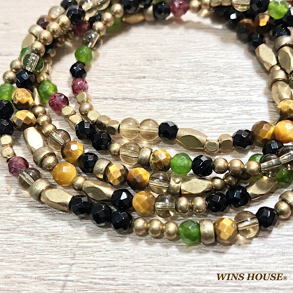 【ブレスレット】ストーンラバーブレス／ウインズハウス（WINS HOUSE）